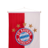 FC Bayern München Bannerfahne - Logo - 300 x 120 cm | XXL Fahne | Hochformat FCB