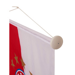 FC Bayern München Bannerfahne - Logo - 300 x 120 cm | XXL Fahne | Hochformat FCB
