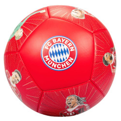 FC Bayern München Fußball - Player - Rot | Ball mit Spielerabbildungen  Gr. 5 | FCB