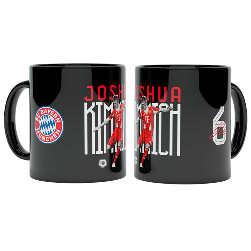 FC Bayern München Tasse - Kimmich - schwarz | Kaffeetasse | FCB