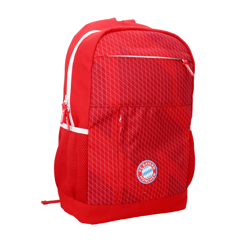 FC Bayern München Rucksack - Logo Rubber Badge - ROT | Backpack FCB