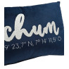 VfL Bochum 1848 Kissen - Koordinaten - 45 x 26 cm | Kuschelkissen | Dekokissen
