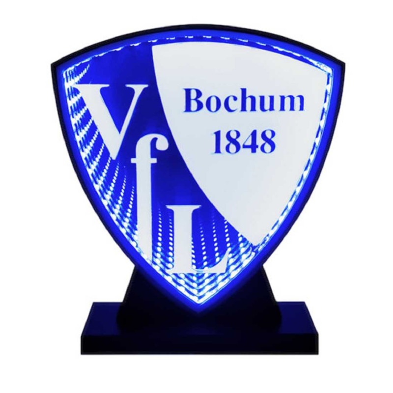 VfL Bochum 1848 LED Licht - Logo Spiegel - Lampe | Leuchte