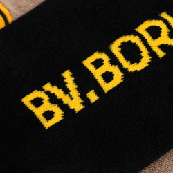 Borussia Dortmund Socken - Rote Erde - 2er Set | schwarz/beige | BVB 09