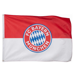FC Bayern München Hissflagge - Logo - 180 x 120 cm | Hissfahne | Flagge | Fahne | FCB