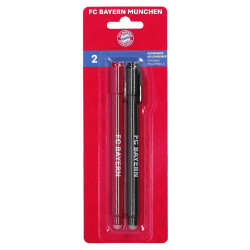 FC Bayern München Gelschreiber 2er Set | radierbar | Stift | Gelstift | FCB