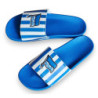 Hertha BSC Berlin Badeschuhe - Logo - blau-weiß gestreift | Badelatschen | Badeschlappen | HBSCB - Gr. 37 bis 47