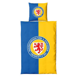 Eintracht Braunschweig Bettwäsche - Logo - blau-gelb | 135 x 200 cm | BTSV