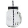 Eintracht Frankfurt 2er Set Henkelglas | Outdoor Trinkglas | Glas mit Deckel | SGE