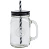 Eintracht Frankfurt 2er Set Henkelglas | Outdoor Trinkglas | Glas mit Deckel | SGE