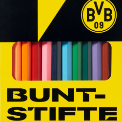 Borussia Dortmund Buntstifte 12er Set | Stifte | Farbstifte BVB 09