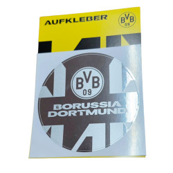 Borussia Dortmund Sticker Spiegelfolie Graphic  Ø 9.5 cm Aufkleber Logo BVB 09
