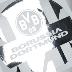 Borussia Dortmund Sticker Spiegelfolie Graphic  Ø 9.5 cm Aufkleber Logo BVB 09
