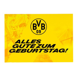 Borussia Dortmund Geburtstagsgrusskarte - Alles Gute zum Geburtstag! - gelb | Karte | BVB 09