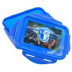 1. FC Magedeburg Brotdose 2er Set blau Brotbüchse | Lunchbox | Frühstücksbox | FCM