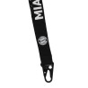 FC Bayern München Schlüsselband mit großem Karabiner | Schwarz | Lanyard | Keylace | FCB