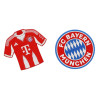 FC Bayern München Magnet 2er Set - Logo & Trikot - Kühlschrankmagnet FCB