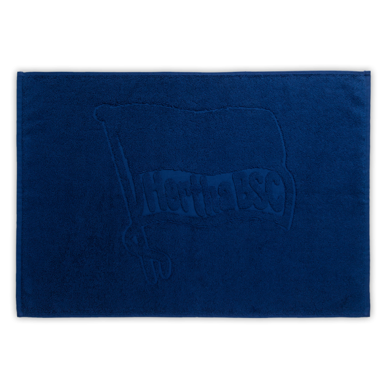 Hertha BSC Berlin - Duschvorleger Fahne pur - navy Vorleger Duschmatte Matte