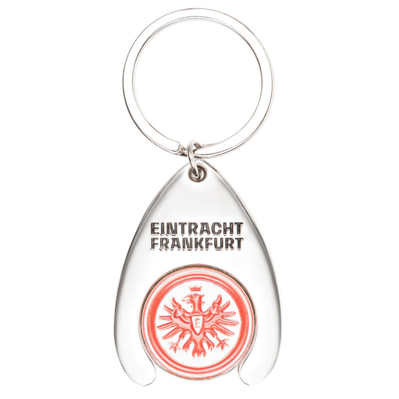 Eintracht Frankfurt Schlüsselanhänger mit Einkaufschip | Anhänger | SGE