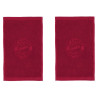 FC Bayern München Gästehandtuch 2er Set | Bordaux | Handtuch | FCB