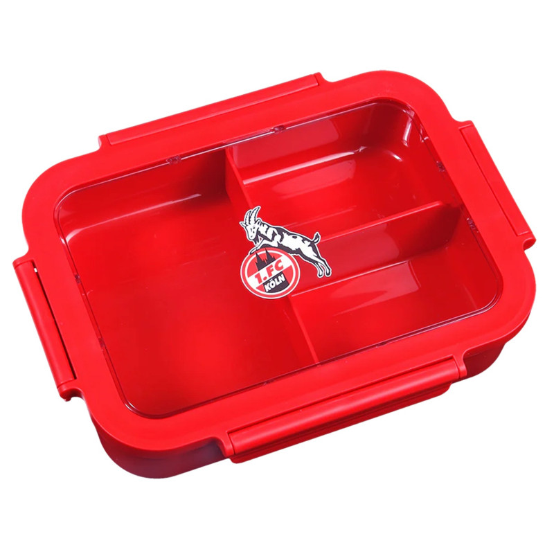 1. FC Köln Brotdose Rot | Lunchbox | Frühstücksbox | Vorratsdose