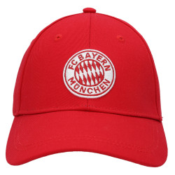 FC Bayern München Baseballcap rot - Logo weiß - Cap | Schildmütze | Kappe | FCB