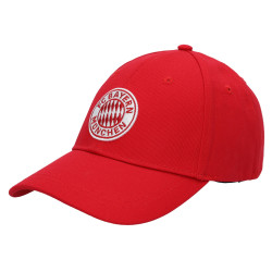 FC Bayern München Baseballcap rot - Logo weiß - Cap | Schildmütze | Kappe | FCB