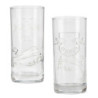RB Leipzig Trinkglas - Relief - 2er-Set | Wasserglas | Glas | Longdrinkglas | RBL