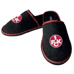 1. FC Kaiserslautern Pantoffeln - Logo -  Hausschuhe | Filzpantoffel | FCK - Gr. 42/43 bis 46/47