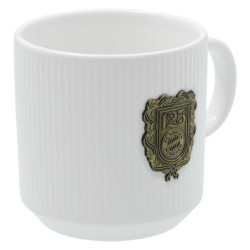 FC Bayern München Tasse Platine - 125 Jahre - weiß Kaffeetasse FCB
