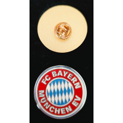 FC Bayern München Pin Box Logohistorie 9er Set in hochwertiger Geschenkbox | Anstecker | FCB