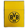 Borussia Dortmund Zigarettenbox Gelb mit Emblem + Feuerzeug BVB | Zigarettenetui | Etui