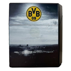 Borussia Dortmund Zigarettenbox Stadion + Feuerzeug BVB | Zigarettenetui | Etui
