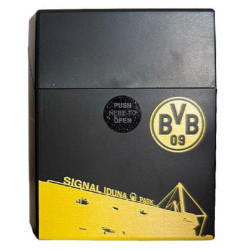 Borussia Dortmund Zigarettenbox Silhouette + Feuerzeug BVB | Zigarettenetui | Etui