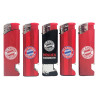 FC Bayern München Electronic Feuerzeug 5er Set mit Flaschenöffner | Piezofeuerzeug | nachfüllbar | FCB