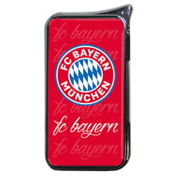 FC Bayern München Metall Feuerzeug Doming  Logo  ROT | Softflamme | FCB