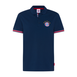FC Bayern München Poloshirt - 5 Sterne - navy | Größe S | Polo Shirt | FCB