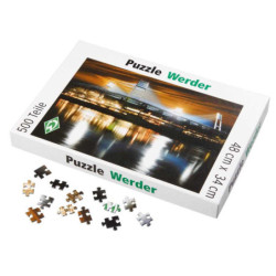 Teepe SV Werder Bremen Puzzle  - Weser Stadion - 500 Teile Legespiel