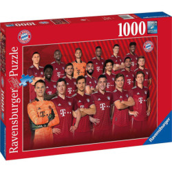 FC Bayern München Puzzle - MANNSCHAFT 2021/22  - 1000 Teile Legespiel FCB