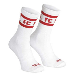 1. FC Köln Sportsocken - 1. FC Köln - 2er Set weiß-rot Socke | Strumpf - diverse Größen