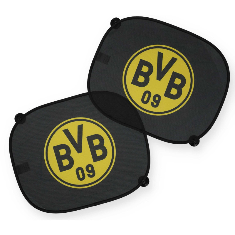Borussia Dortmund Sonnenblende 2er Set | Logo | Sichtschutz | Blendschutz | BVB 09
