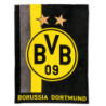 Borussia Dortmund Fleecedecke mit Streifenmuster Decke Kuscheldecke