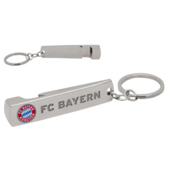 FC Bayern München Schlüsselanhänger - Flaschenöffner - silbern Anhänger Keychain FCB