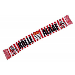 1. FC Köln Schal - Alaaf - rot/weiß Premiumschal Fanschal