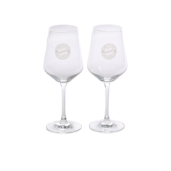 FC Bayern München Weinglas 2er-Set Glas Schoppen FCB