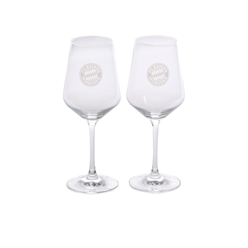 FC Bayern München Weinglas 2er-Set Glas Schoppen FCB