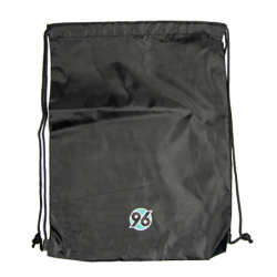 Hannover 96 Sportbeutel - Logo - schwarz Turnbeutel Gym Sack Rucksack Sports Bag H96