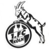 1. FC Köln Aufkleber - Logo schwarz - 8 cm Autoaufkleber Sticker