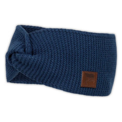 Hertha BSC Berlin Stirnband blau mit Knoten-Optik Strick Ohrenwärmer Headband HBSCB