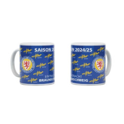 Eintracht Braunschweig Tasse - Signatur 2024/25 - Kaffeetasse Unterschriften BTSV